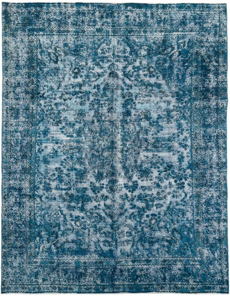 Detail image of 9' x 12' Hand Knotted Ultra Vintage Persian Wool Rug