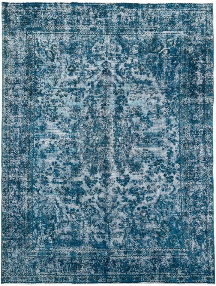 275cm x 365cm Handgeknoopt Ultra Vintage Perzisch Wol Vloerkleed