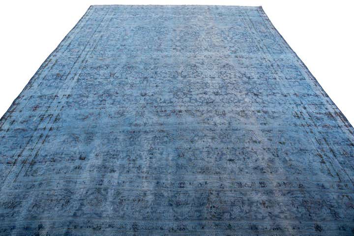 9' 7 x 12' 10 Hand Knotted Ultra Vintage Persian Wool Rug