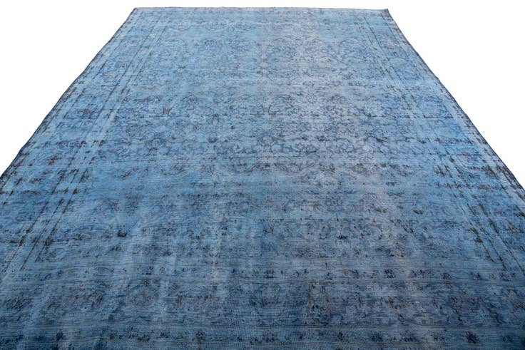 Detail image of 9' 7 x 12' 10 Hand Knotted Ultra Vintage Persian Wool Rug