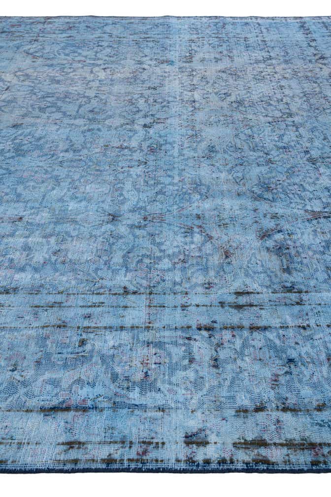 9' 7 x 12' 10 Hand Knotted Ultra Vintage Persian Wool Rug