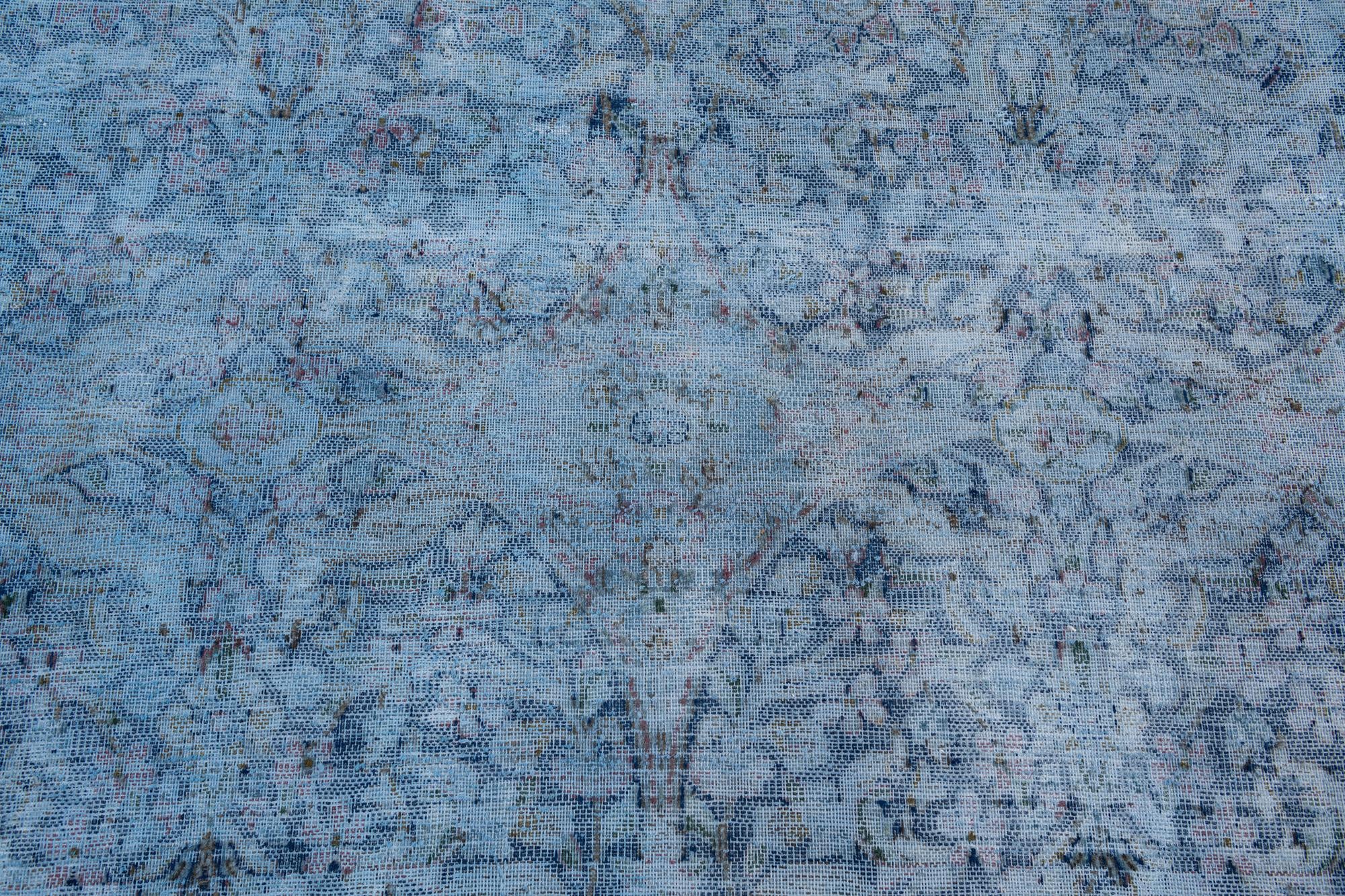 9' 7 x 12' 10 Hand Knotted Ultra Vintage Persian Wool Rug