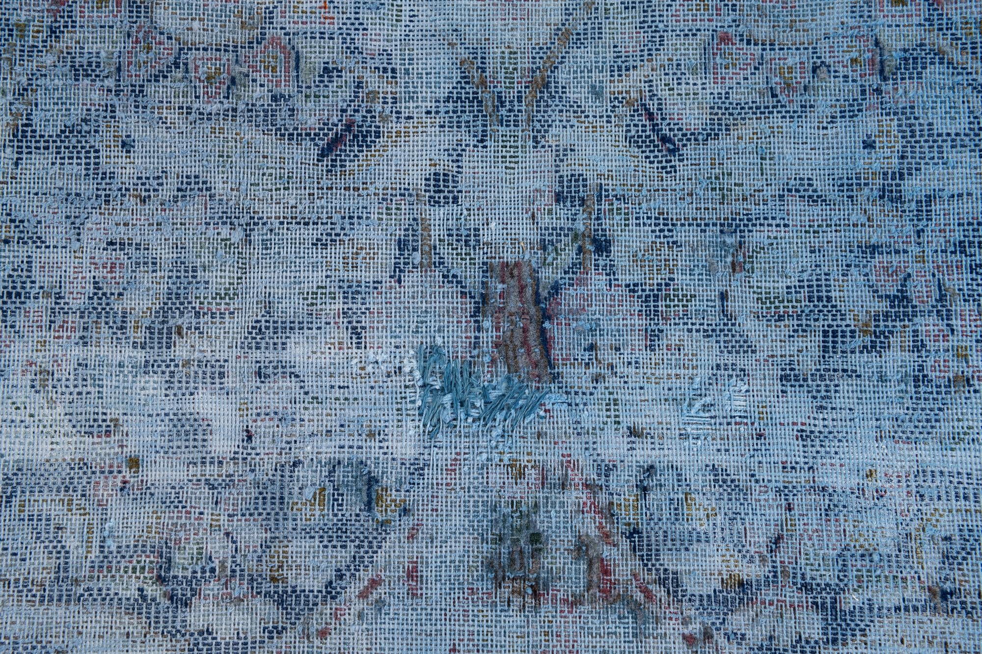 9' 7 x 12' 10 Hand Knotted Ultra Vintage Persian Wool Rug