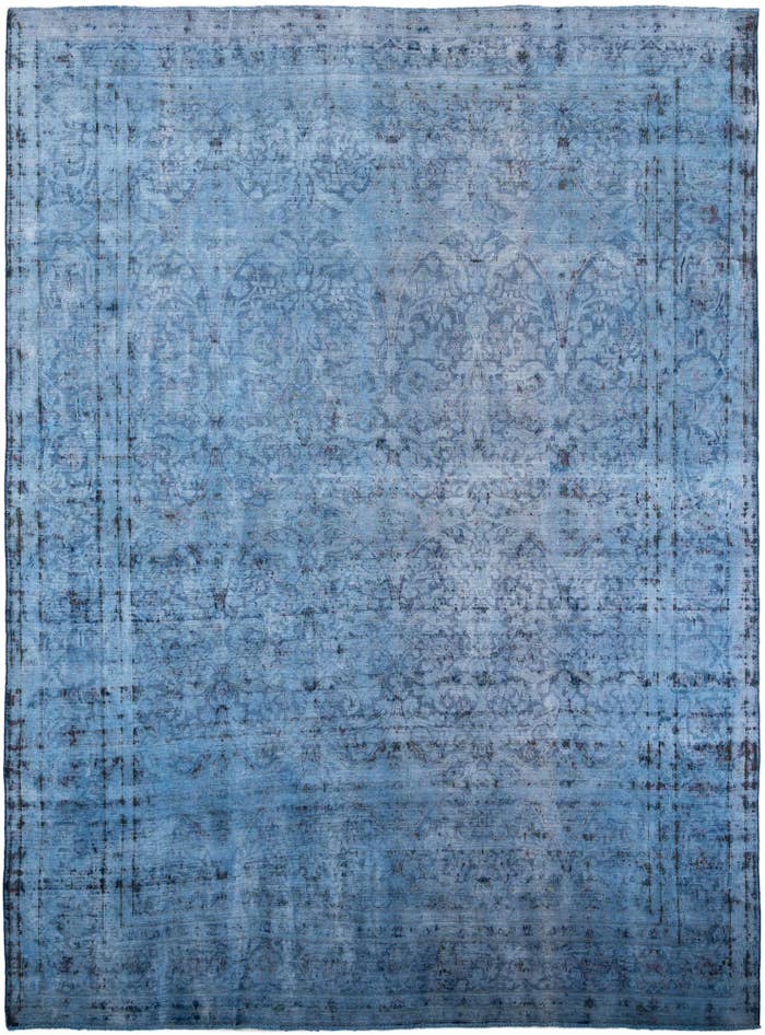 Detail image of 9' 7 x 12' 10 Hand Knotted Ultra Vintage Persian Wool Rug