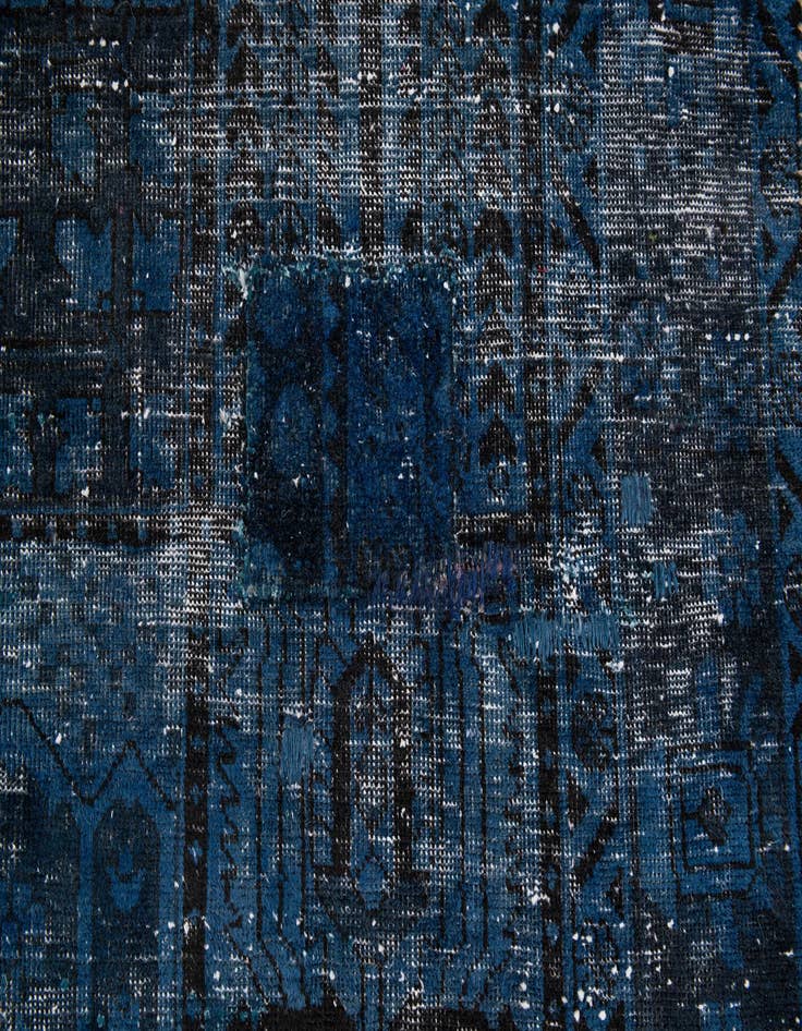 Detail image of 5' 7 x 10' 1  Hand Knotted Ultra Vintage Persian Wool Rug