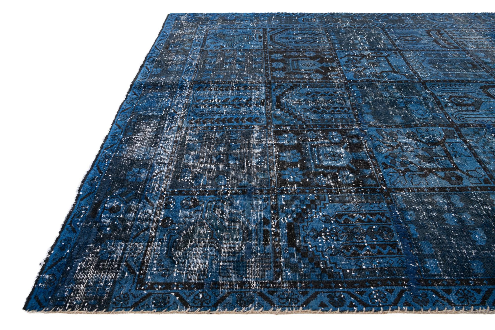 5' 7 x 10' 1 Hand Knotted Ultra Vintage Persian Wool Rug
