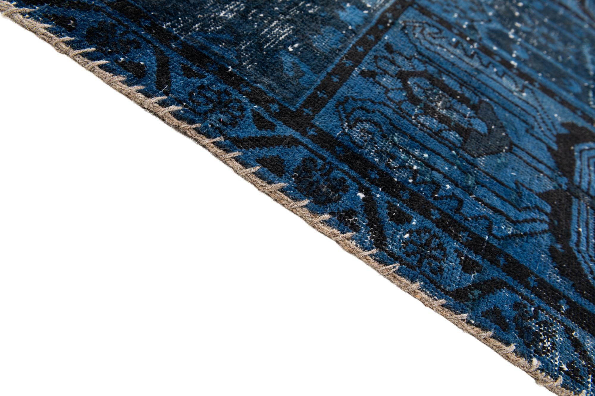 5' 7 x 10' 1 Hand Knotted Ultra Vintage Persian Wool Rug