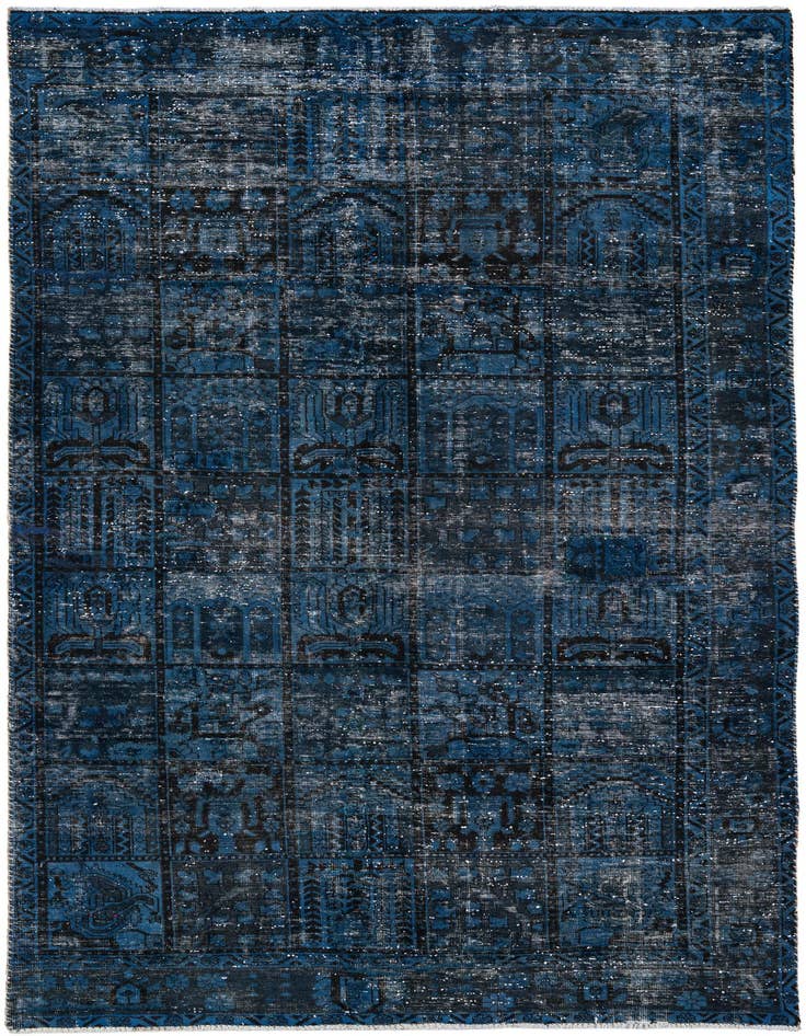Detail image of 5' 7 x 10' 1 Hand Knotted Ultra Vintage Persian Wool Rug