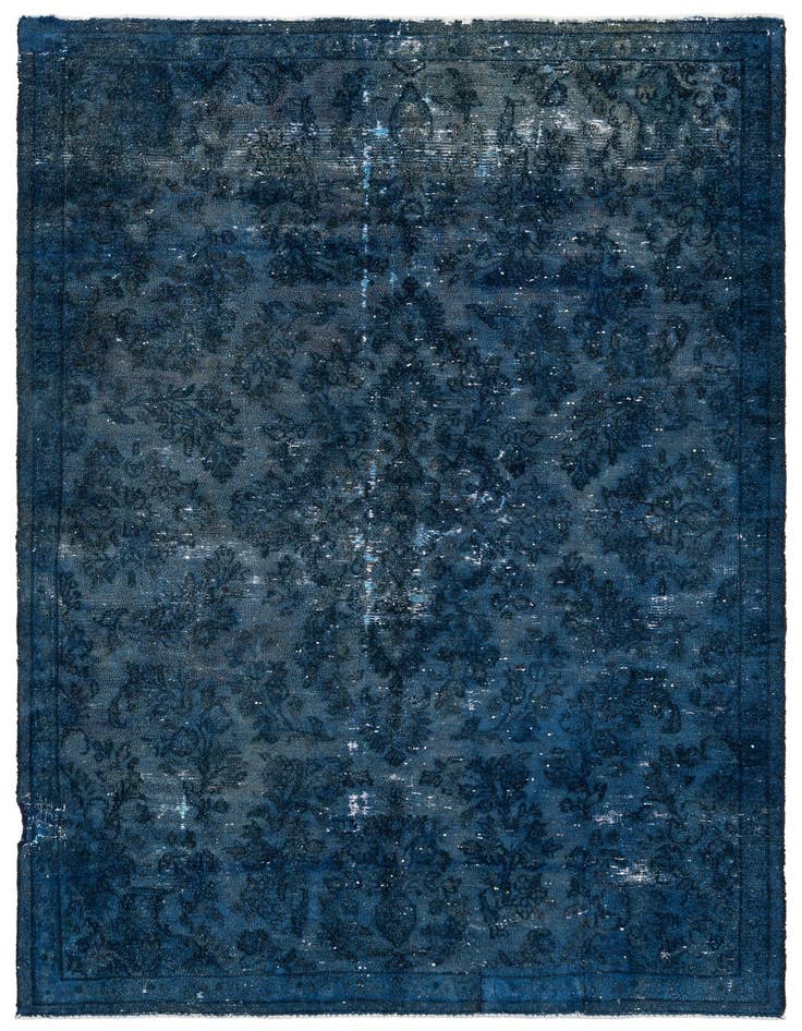 Detail image of 5' 7 x 8' 2 Hand Knotted Ultra Vintage Persian Wool Rug
