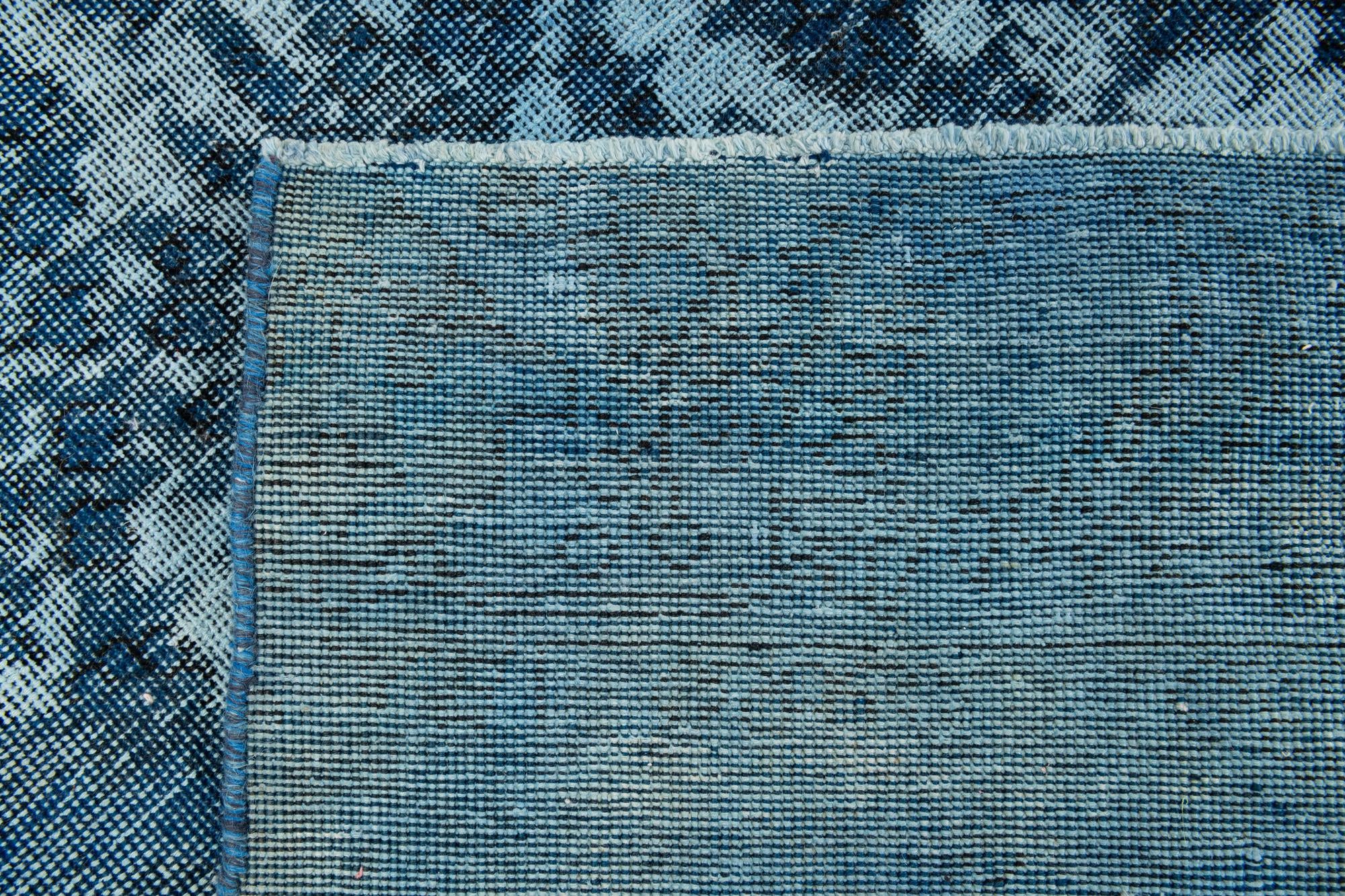 7' x 10' 9 Hand Knotted Ultra Vintage Persian Wool Rug
