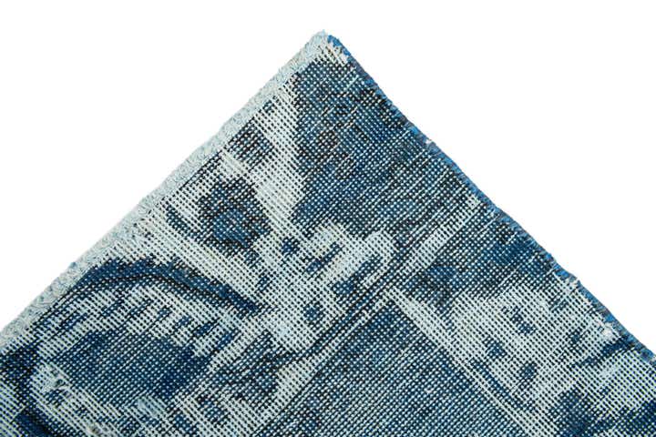 7' x 10' 9 Hand Knotted Ultra Vintage Persian Wool Rug