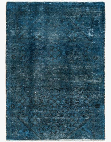 3' 5 x 4' 10 Hand Knotted Ultra Vintage Persian Wool Rug