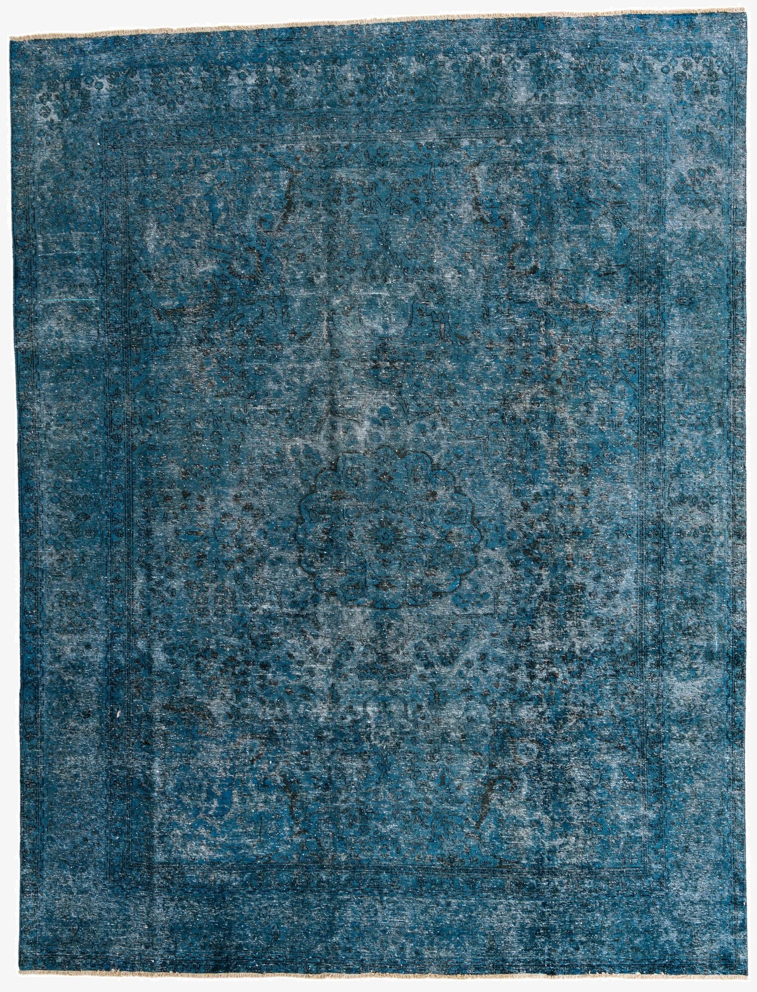 9' 6 x 12' 4  Hand Knotted Ultra Vintage Persian Wool Rug