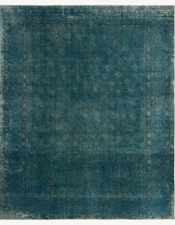 10' x 12' 8 Hand Knotted Ultra Vintage Persian Wool Rug