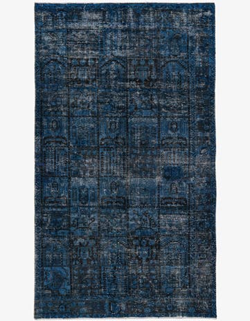 5' 7 x 10' 1 Hand Knotted Ultra Vintage Persian Wool Rug