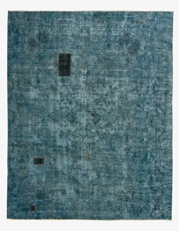 9' 4 x 11' 6 Hand Knotted Ultra Vintage Persian Wool Rug