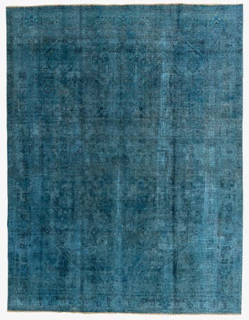 9' 5 x 12' 4 Hand Knotted Ultra Vintage Persian Wool Rug