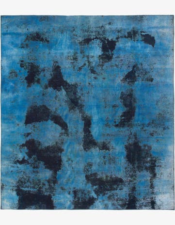 9' x 10' 2 Hand Knotted Ultra Vintage Persian Wool Rug