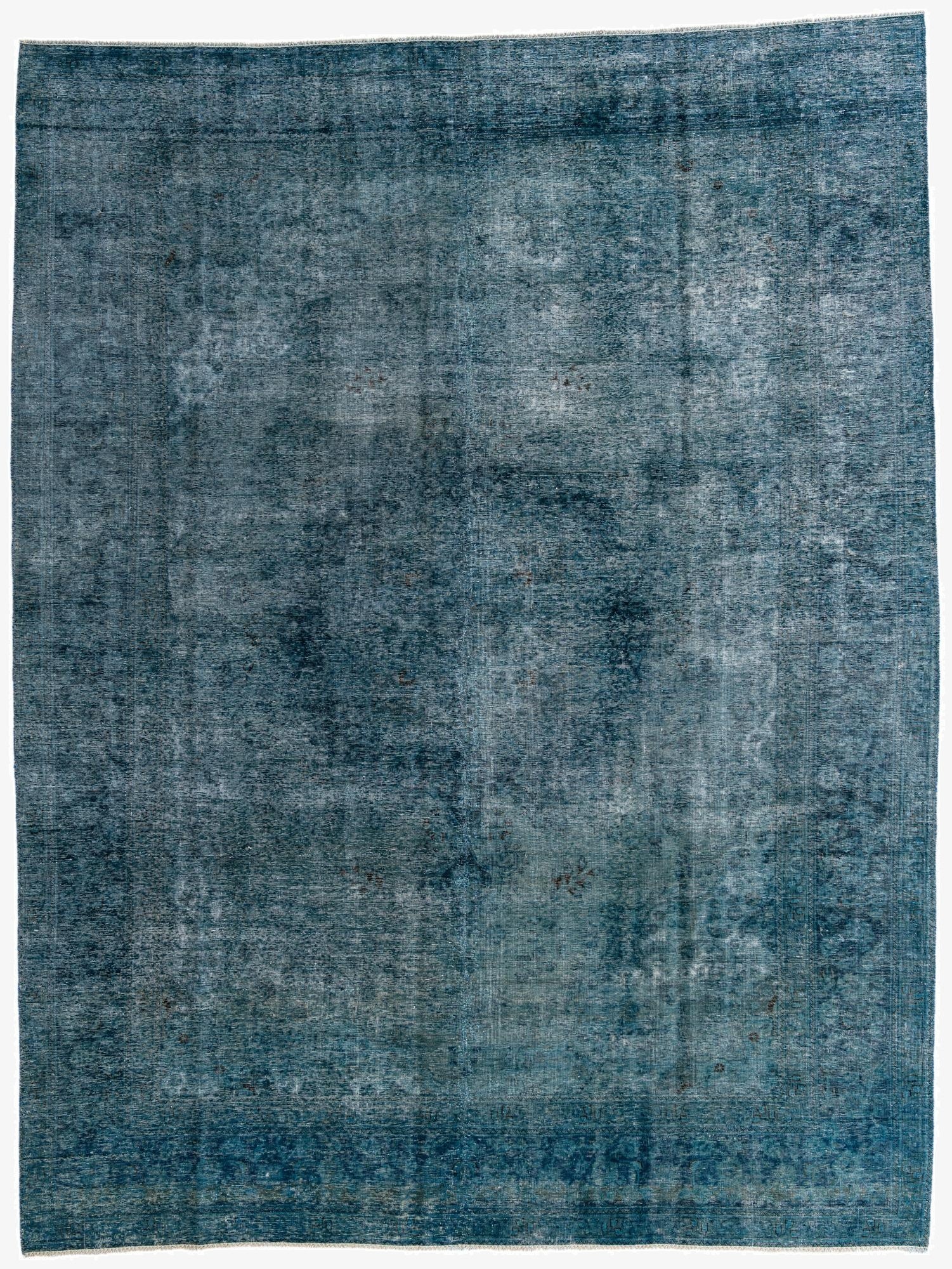 9' 9 x 12' 8  Hand Knotted Ultra Vintage Persian Wool Rug