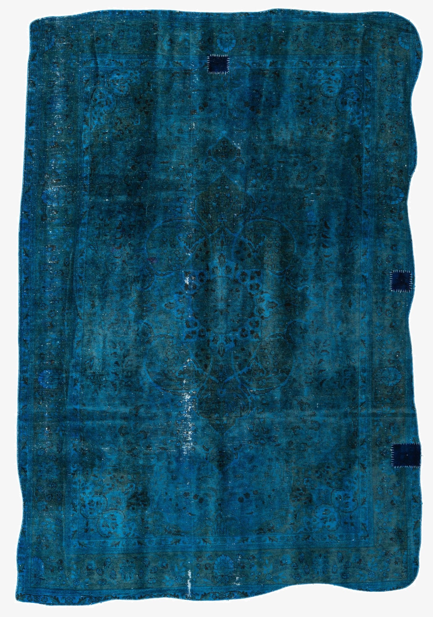 Primary image 6' 6 x 9' 7  Hand Knotted Ultra Vintage Persian Wool Rug