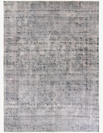 9' 2 x 12' 7 Hand Knotted Ultra Vintage Persian Wool Rug