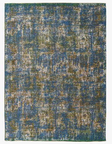 8' 1 x 10' 10 Hand Knotted Ultra Vintage Persian Wool Rug