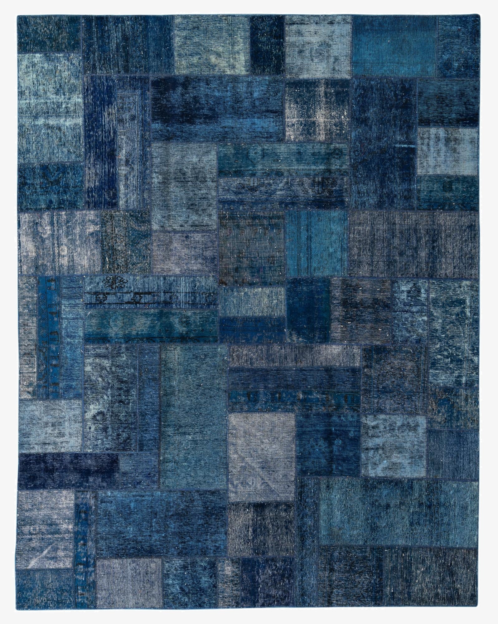 8' x 10' 2  Hand Knotted Ultra Vintage Persian Wool Rug