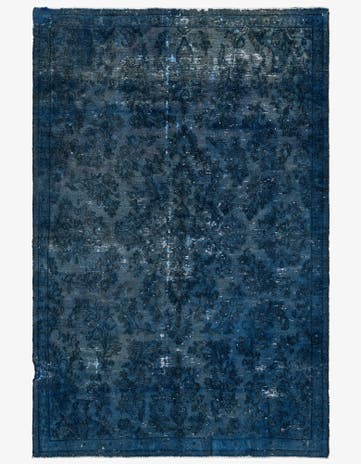 5' 7 x 8' 2 Hand Knotted Ultra Vintage Persian Wool Rug