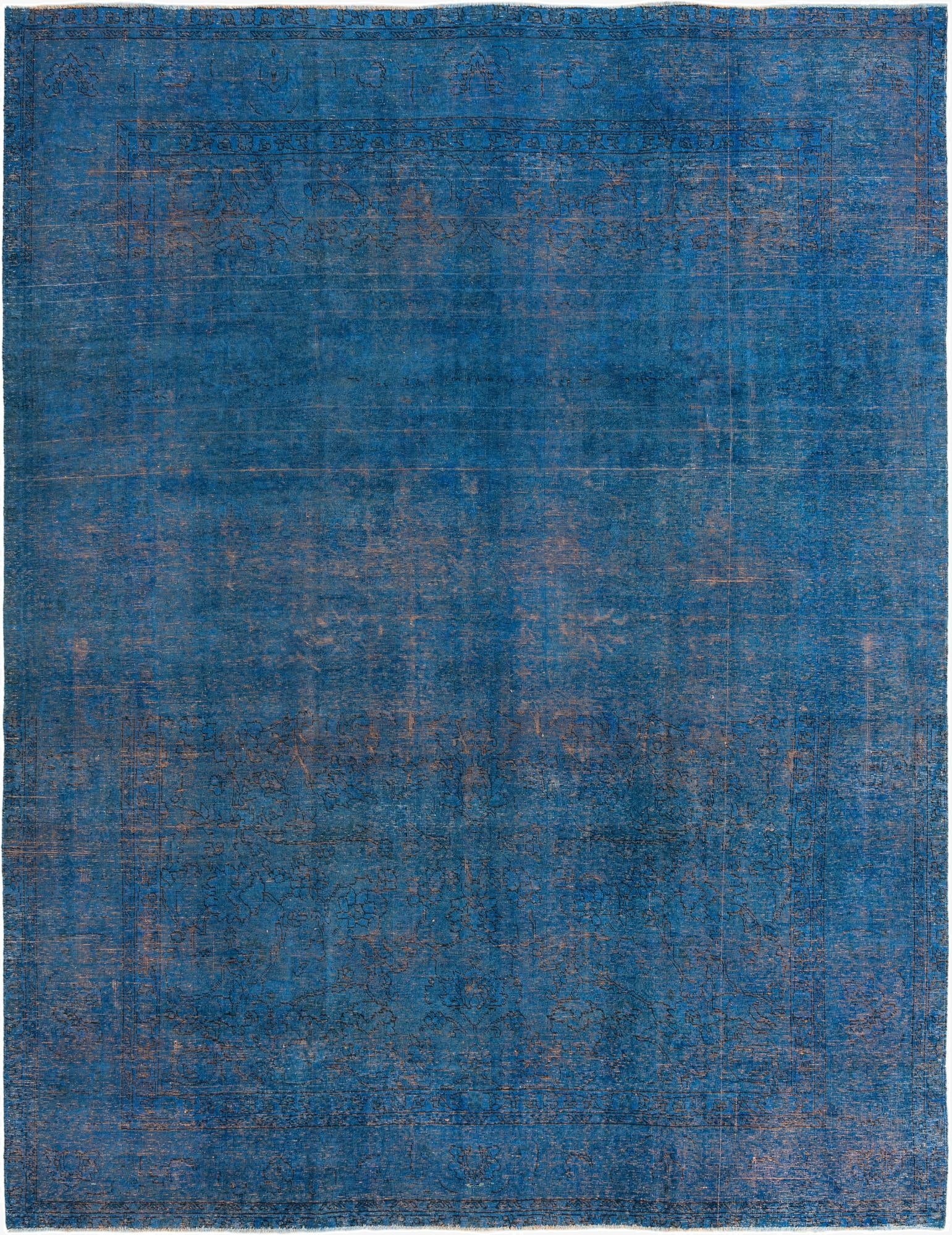 9' 8 x 12' 10  Hand Knotted Ultra Vintage Persian Wool Rug