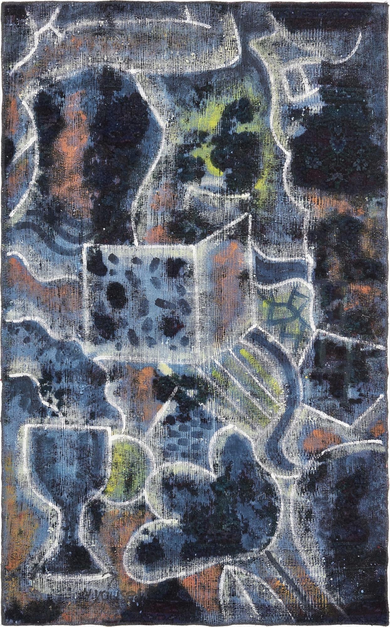 130cm x 208cm  Hand Knotted Ultra Vintage Persian Wool Rug