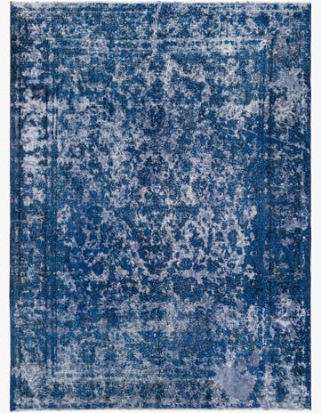 7' 3 x 9' 9 Hand Knotted Ultra Vintage Persian Wool Rug