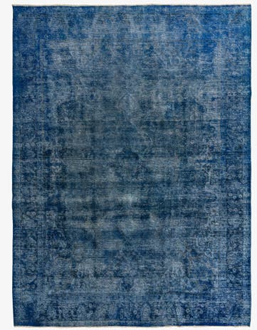 9' 5 x 12' 7 Hand Knotted Ultra Vintage Persian Wool Rug