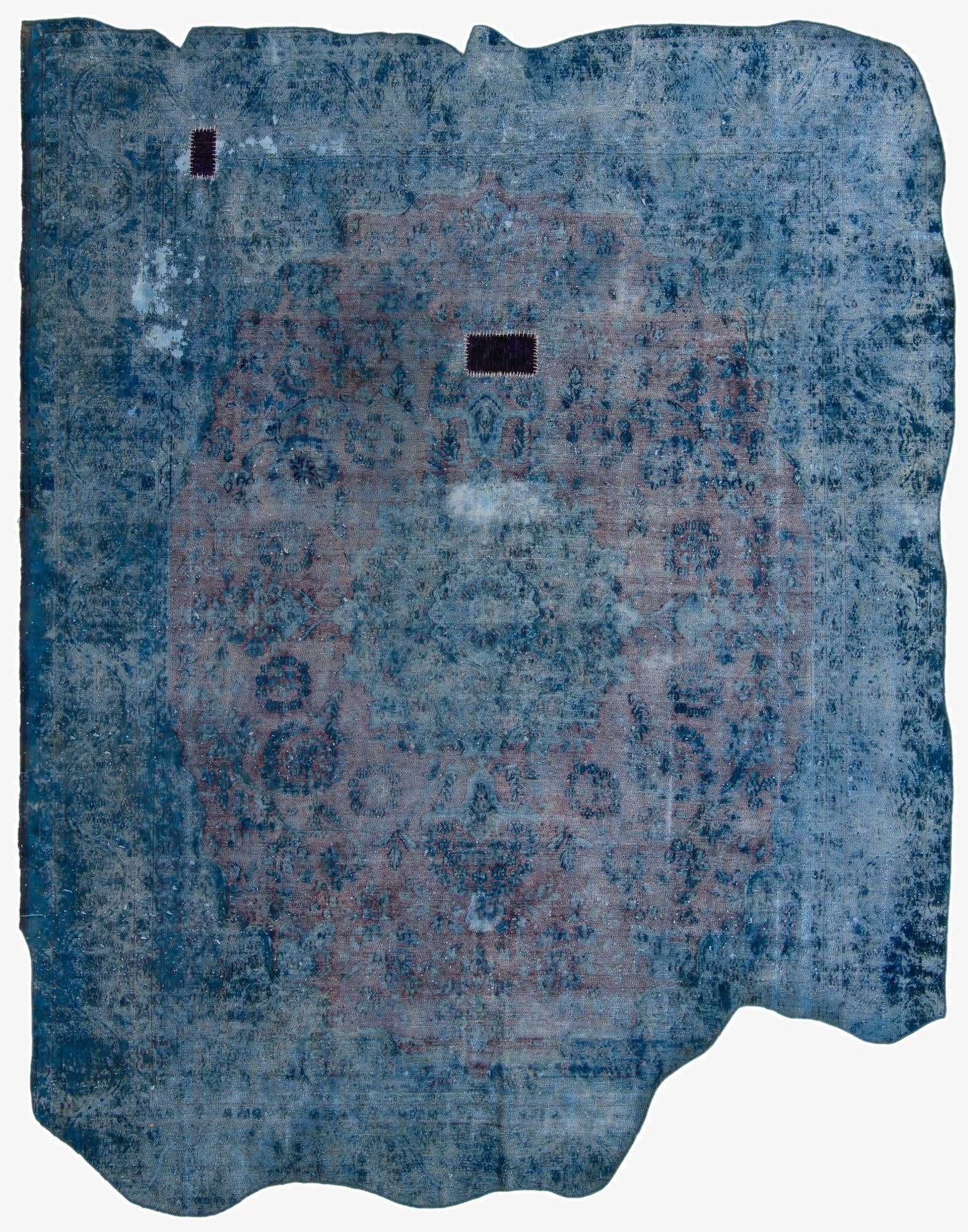 9' 9 x 12' 2  Hand Knotted Ultra Vintage Persian Wool Rug