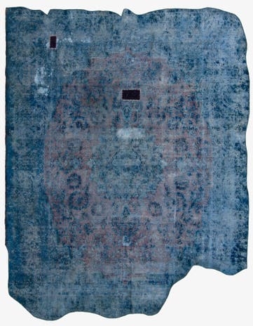 9' 9 x 12' 2 Hand Knotted Ultra Vintage Persian Wool Rug