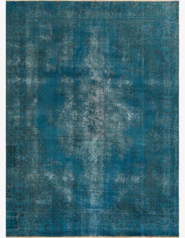 6' 9 x 9' 1 Hand Knotted Ultra Vintage Persian Wool Rug