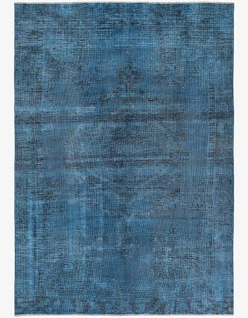 6' 2 x 8' 10 Hand Knotted Ultra Vintage Persian Wool Rug