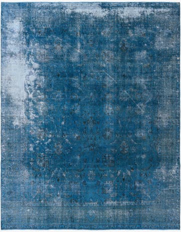 10' x 12' 7 Hand Knotted Ultra Vintage Persian Wool Rug