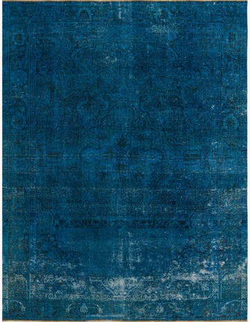 8' 1 x 10' 6 Hand Knotted Ultra Vintage Persian Wool Rug