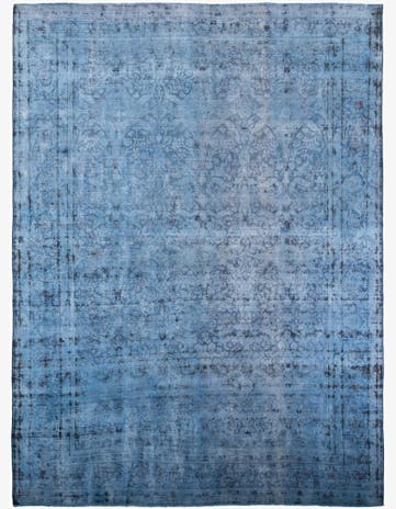 9' 7 x 12' 10 Hand Knotted Ultra Vintage Persian Wool Rug