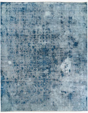 9' 4 x 11' 10 Hand Knotted Ultra Vintage Persian Wool Rug