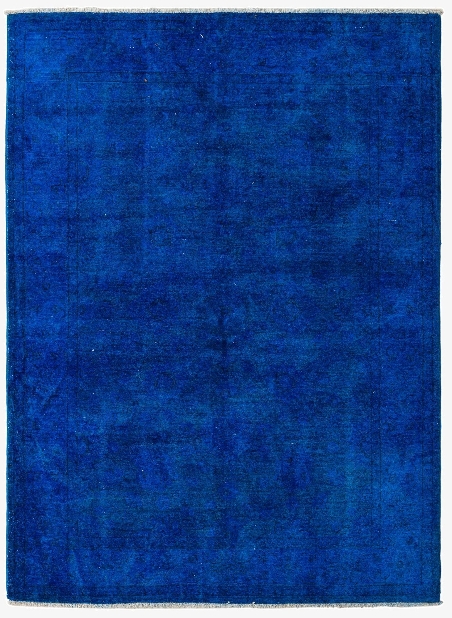 5' x 6' 9 Hand Knotted Ultra Vintage Persian Wool Rug