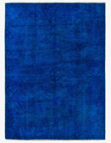 5' x 6' 9 Hand Knotted Ultra Vintage Persian Wool Rug