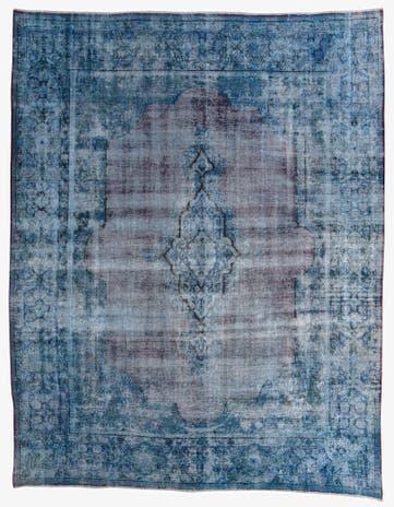 9' 8 x 12' 4 Hand Knotted Ultra Vintage Persian Wool Rug