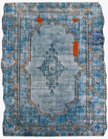 10' x 12' 6 Hand Knotted Ultra Vintage Persian Wool Rug