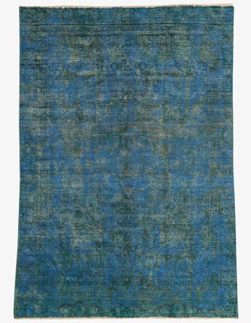 7' 1 x 10' 1 Hand Knotted Ultra Vintage Persian Wool Rug