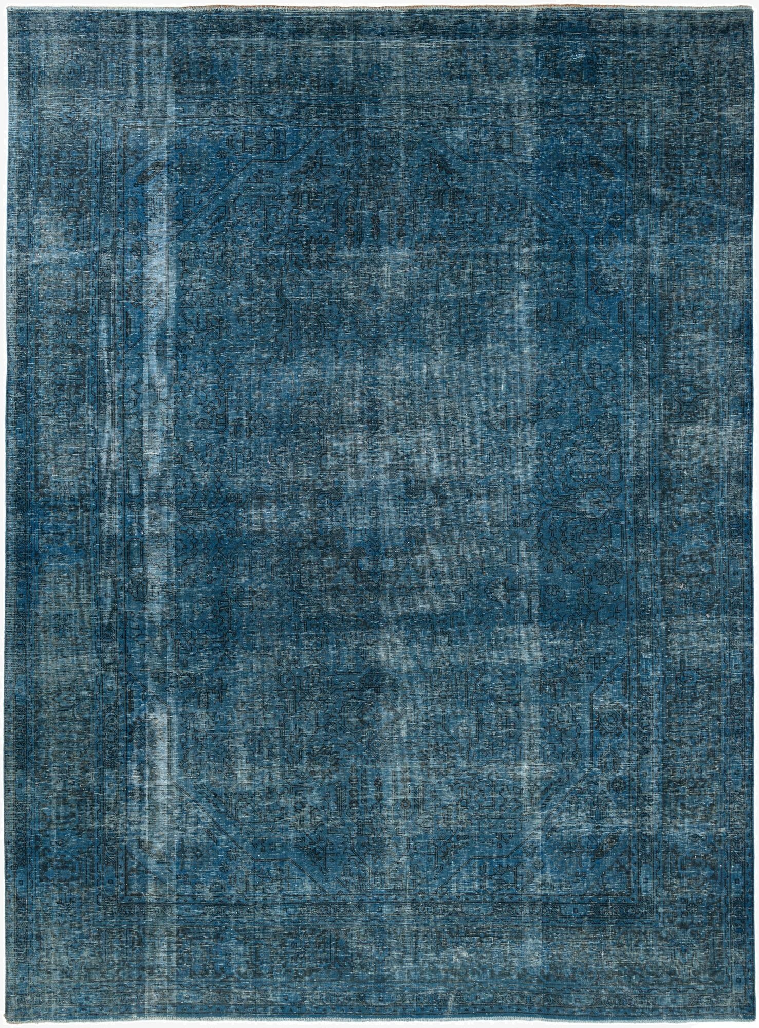 9' 7 x 12' 9  Hand Knotted Ultra Vintage Persian Wool Rug