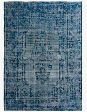 10' x 13' 10 Hand Knotted Ultra Vintage Persian Wool Rug