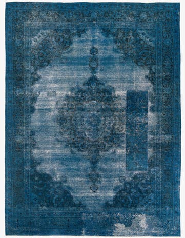9' 4 x 12' 5 Hand Knotted Ultra Vintage Persian Wool Rug