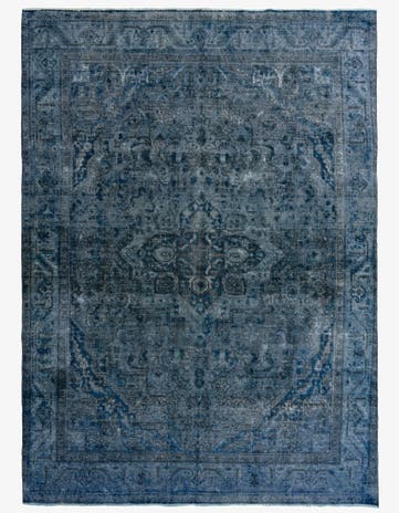 9' 3 x 12' 9 Hand Knotted Ultra Vintage Persian Wool Rug