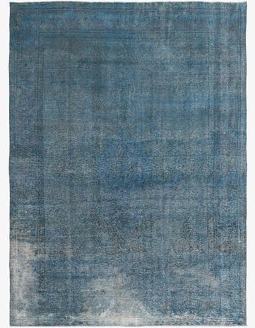 9' 5 x 13' 1 Hand Knotted Ultra Vintage Persian Wool Rug